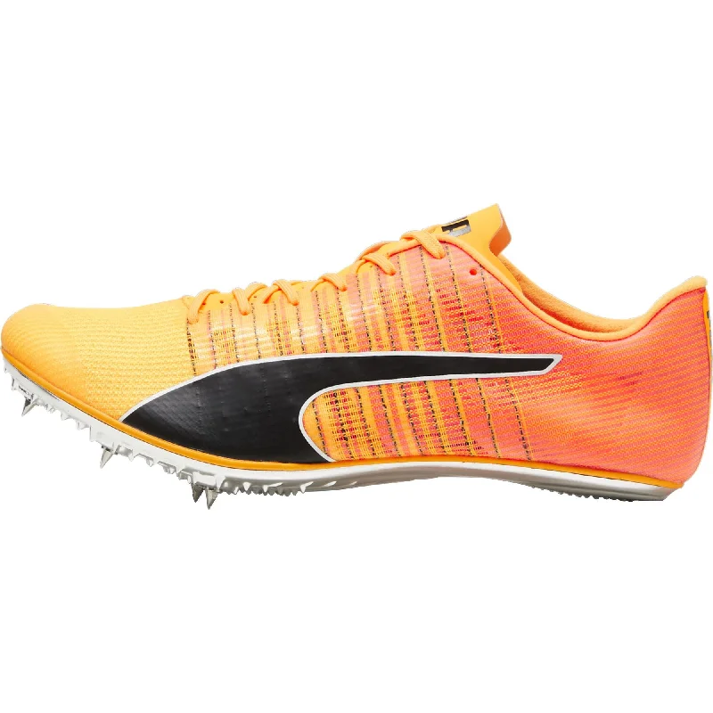 Camping hiking synthetic fabrics-Puma evoSpeed Brush 6 Running Spikes - Orange