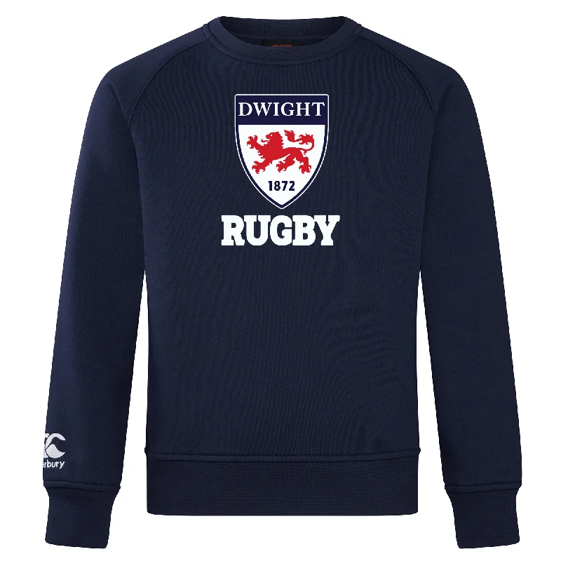 Camping hiking weather preparation-Dwight Rugby Club Crew Sweatshirt by Canterbury