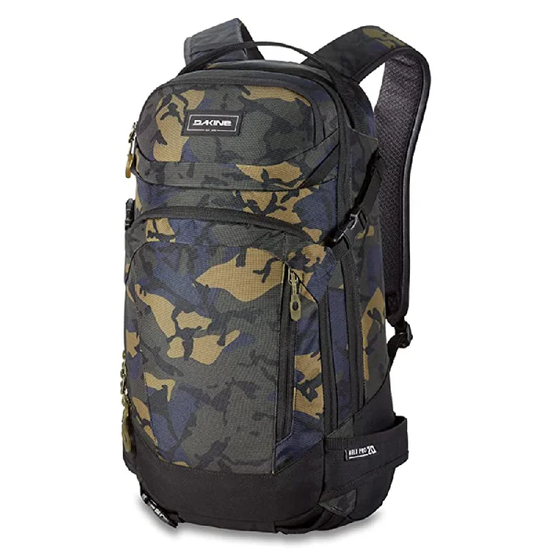 Camping hiking laundry tips-Dakine Men's Cascade Camo 20L Heli Pro One Size Backpack - 10003262-CASCADECAMO