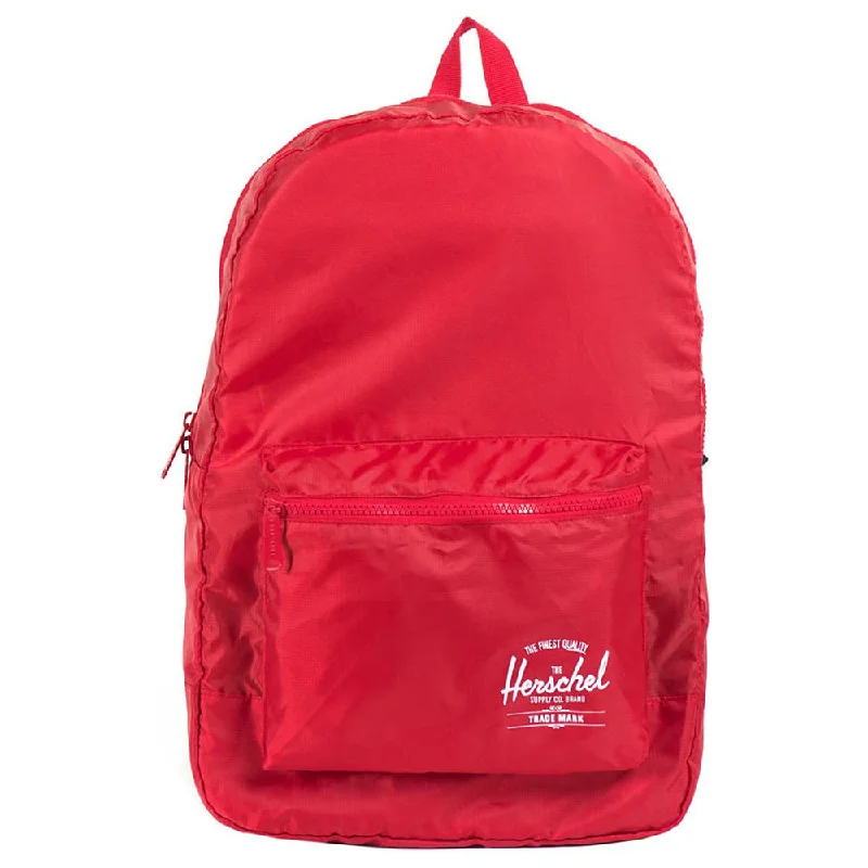 Camping hiking thermal imaging-Herschel Unisex Red Packable Casual Daypack Backpack - 10614-04977-OS