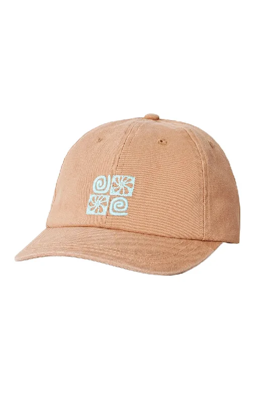 vintage-straw-hat-Rip Curl Celestial Sun 6 Panel Cap - Light Brown