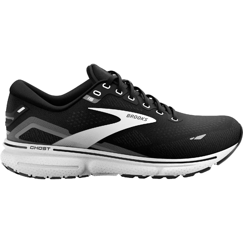 Camping hiking trail passes-Brooks Ghost 15 Mens Running Shoes - Black