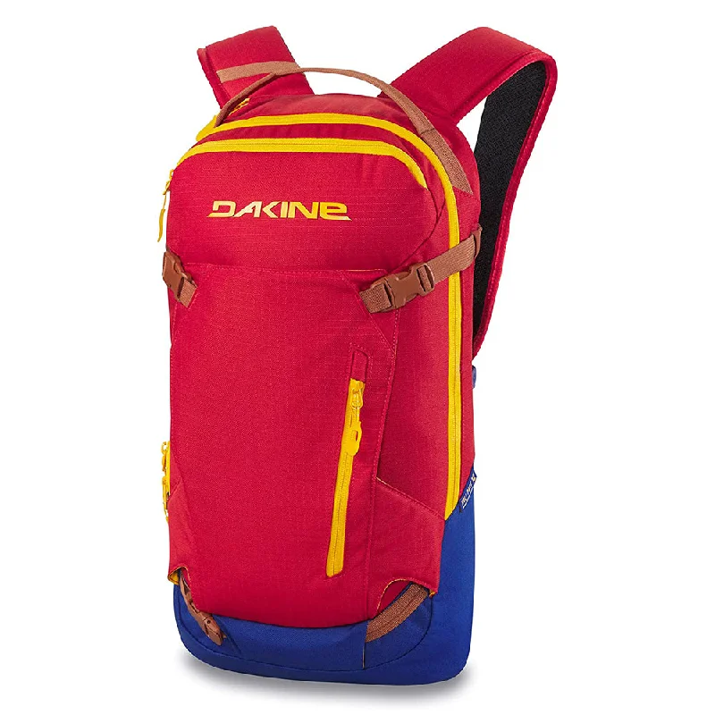 Camping hiking cooking tips-Dakine Men's Molten Lava Heli Pack 12L Snowsports Backpack - 10003261-MOLTENLAVA