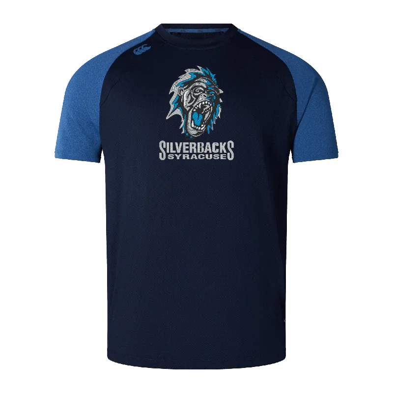 Camping hiking waterproof bags-Syracuse Silverbacks Elite Training Tee by Canterbury