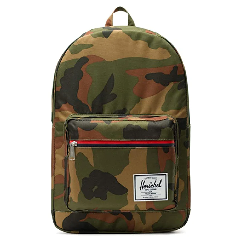 Camping hiking food bags-Herschel Unisex Woodland Camo Classic 22L Pop Quiz Backpack - 10011-00699-OS