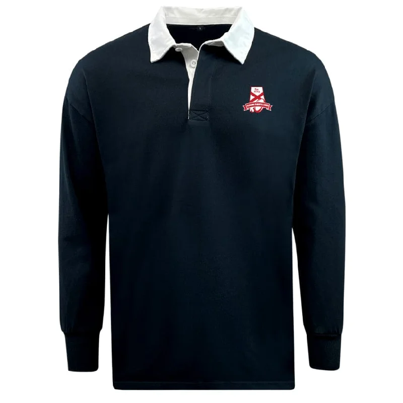 Camping hiking campfire tunes-Alabama Rugby Alliance Classic Long Sleeve Solid Rugby Jersey