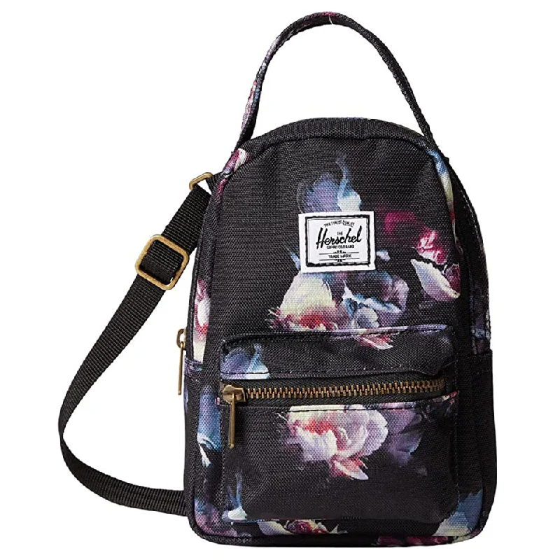 Camping hiking waterproof bags-Herschel Unisex Gothic Floral One Size Nova Crossbody Mini Backpack - 10727-04974-OS