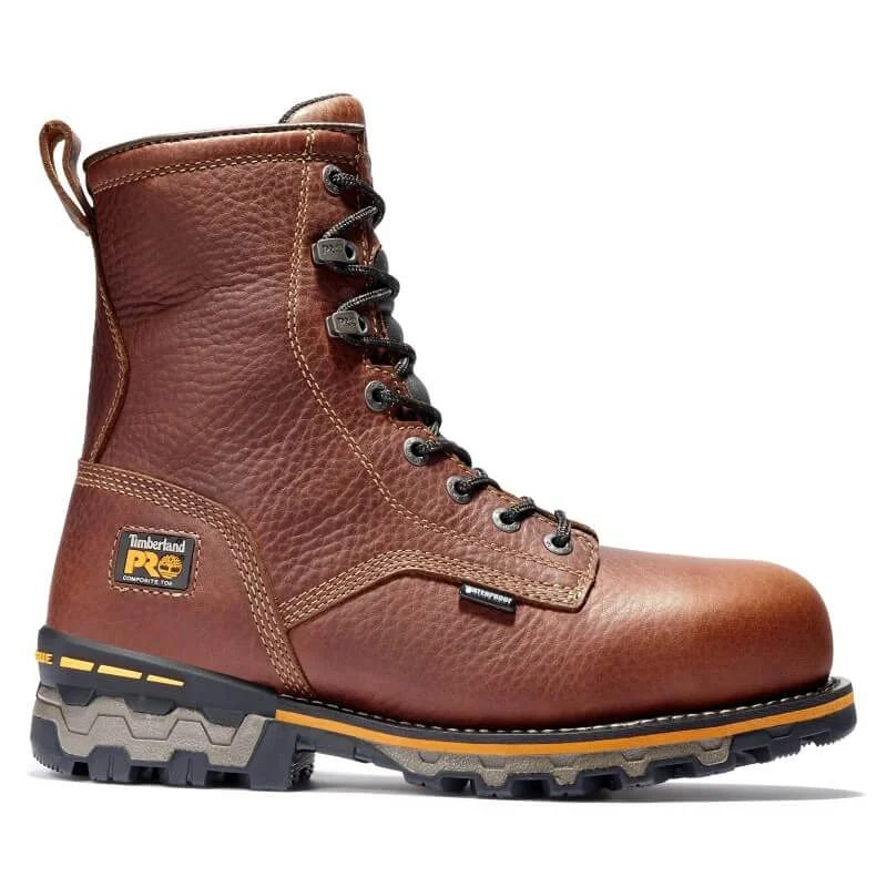 Camping hiking winter tents-TB01112A214 -Timberland Pro Men's Boondock 8-inch Composite Toe Waterproof Work Boot