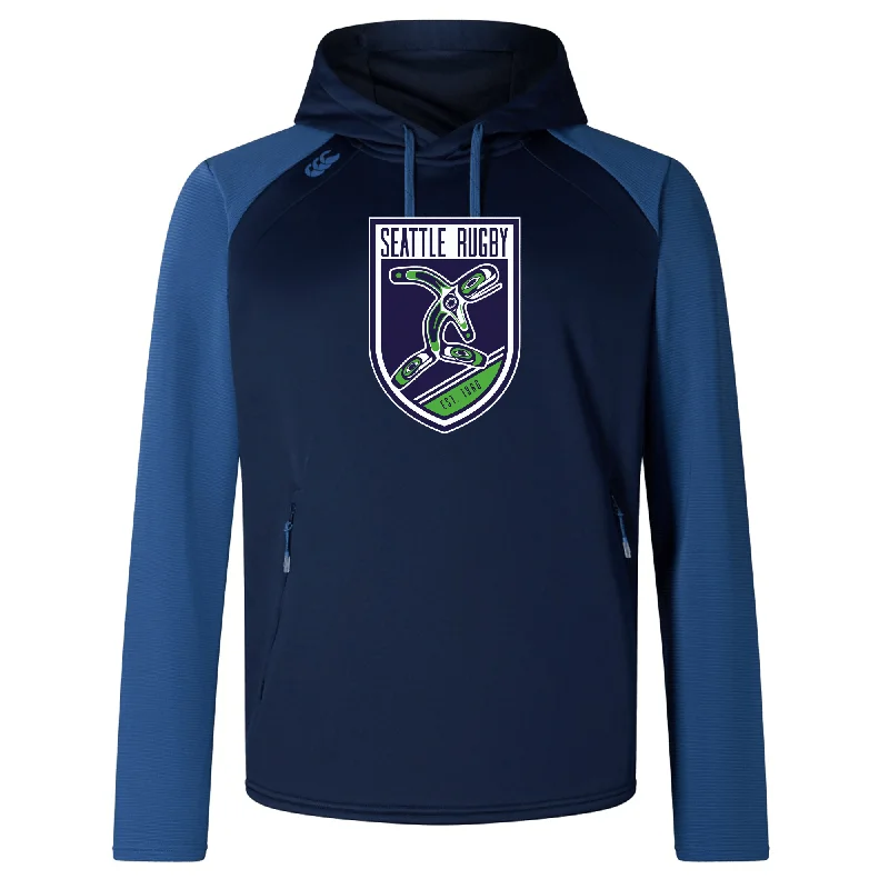 Camping hiking trail strolls-Seattle Rugby Club Elite Training Hoody by Canterbury