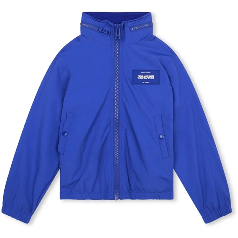 Camping hiking underground tips-Zadig & Voltaire Electric Blue Jacket