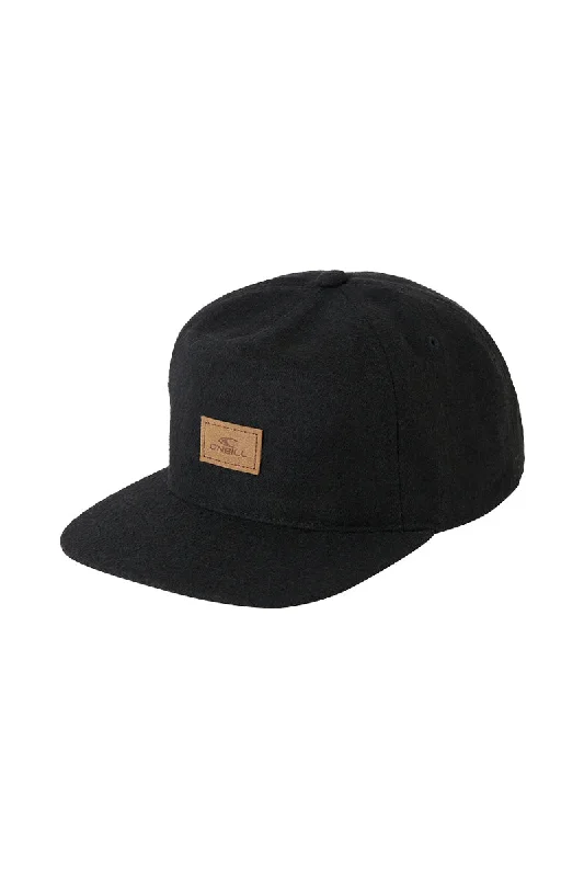 chunky-knit-hat-O'Neill No Problem Snapback Hat - Black