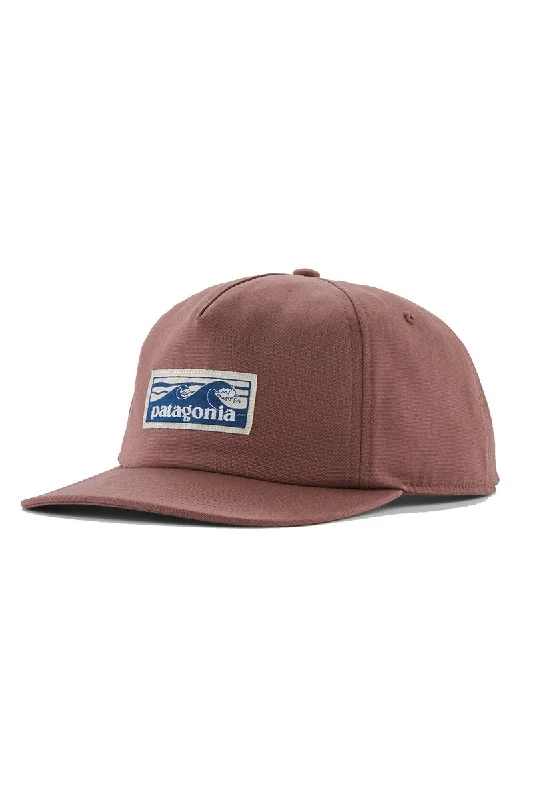 quilted-winter-hat-Patagonia Boardshort Label Funfarer Cap - Dulse Mauve