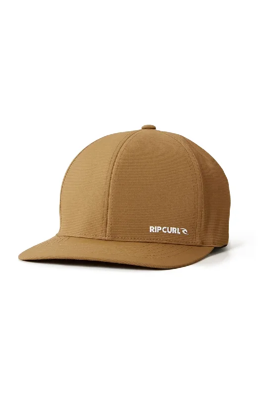 mesh-summer-hat-Rip Curl Vaporcool Phaser Flexfit Cap - Gold