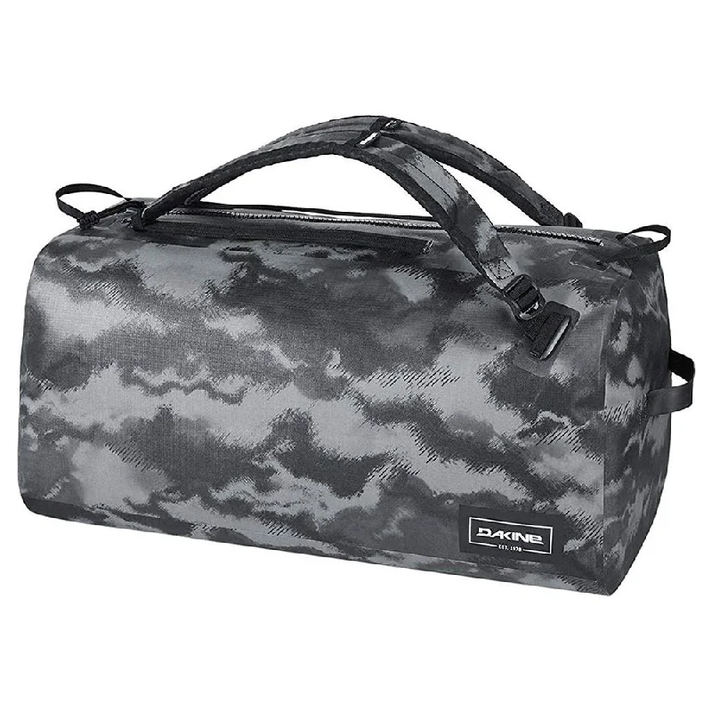 Camping hiking gear checklists-Dakine Unisex Cyclone Hydroseal Dark Ashcroft Camo 60L Duffle Bag - 10002825-DARKASHCROFTCAMO