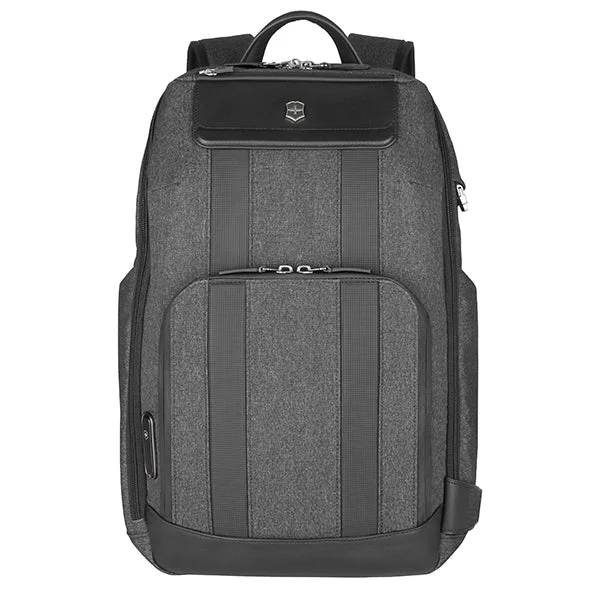 Camping hiking slow hikes-Victorinox Swiss Designed Architecture Urban 2.0, Deluxe Backpack, 15" Laptop, 23 Litres, Melange Grey