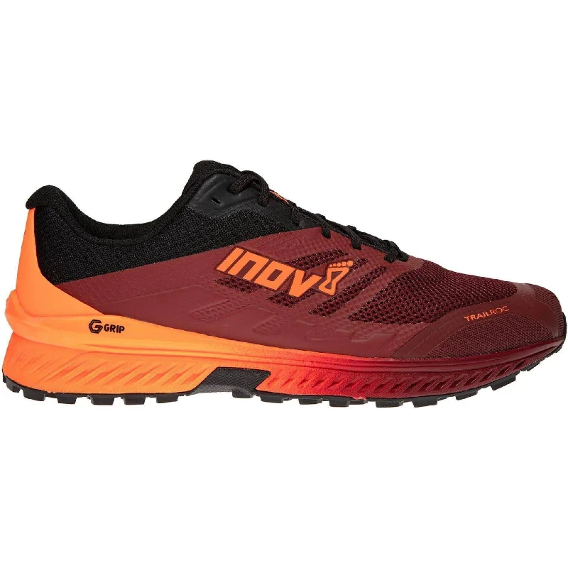 Camping hiking trail ascents-Inov8 Trailroc G 280 Mens Trail Running Shoes - Red