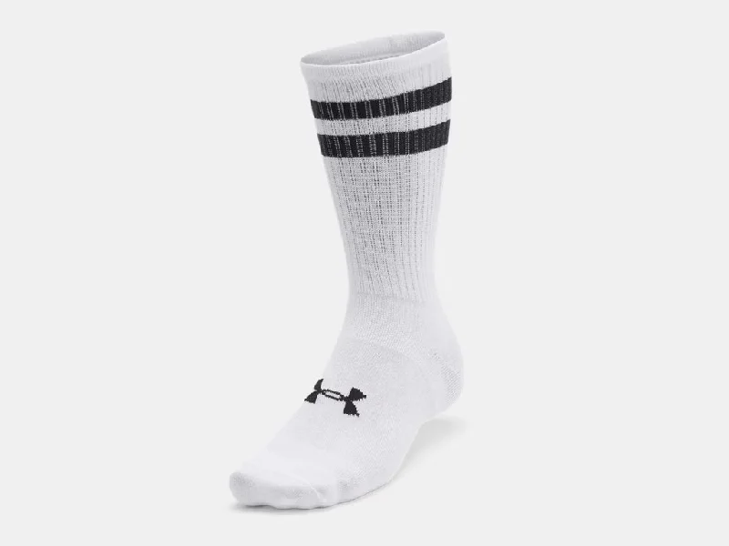 socks with extra stretch-Under Armour Essential 6pk Crew