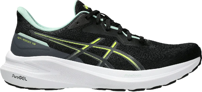 Camping hiking hand warmers-Asics GT 1000 13 Mens Running Shoes - Black