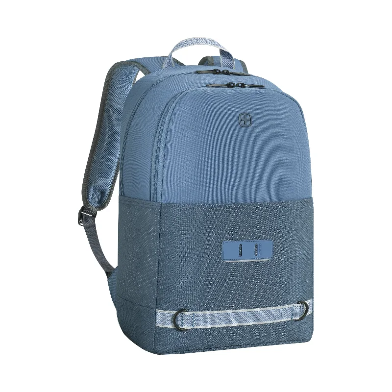 Camping hiking packing list-Wenger NEXT Tyon 15.6" Laptop Backpack, Blue, 23 Litres, Swiss Designed