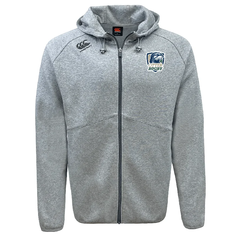 Camping hiking multi-day trips-CSU Monterey Bay Otter Rugby Tempo Vapodri Full-Zip Hoodie by Canterbury