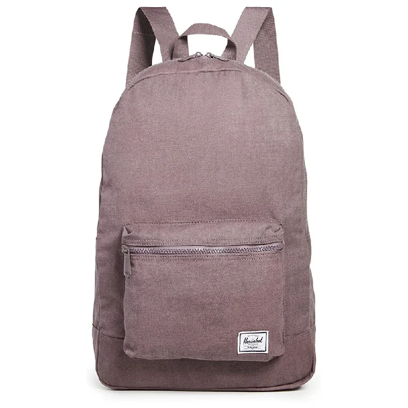 Camping hiking overlook spots-Herschel Men's Cotton Canvas Sparrow Daypack Purple One Size Backpack - 10076-04919-OS