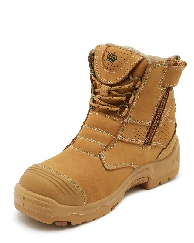 Camping hiking trail hydration-Bennu Pro 6 Work Boot - Wheat