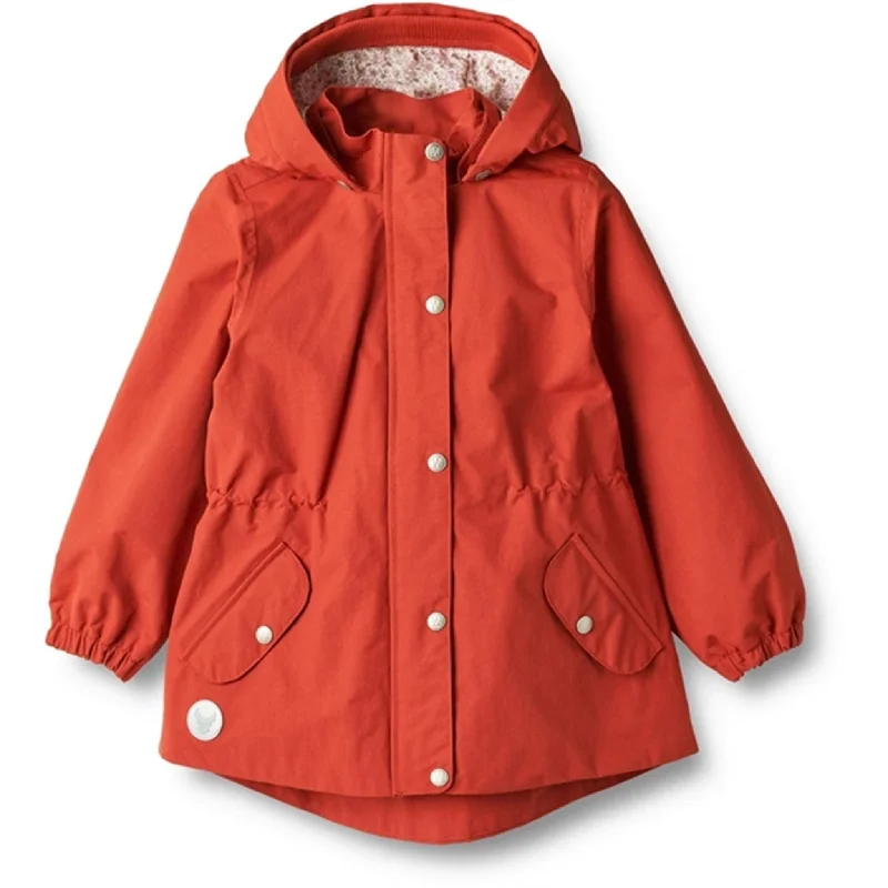 Camping hiking rest areas-Wheat Jacket Ada Tech Red