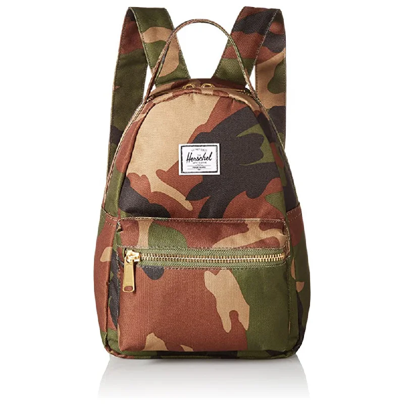 Camping hiking trail weather-Herschel Unisex Woodland Camo Mini 9L Nova Backpack - 10501-00032-OS