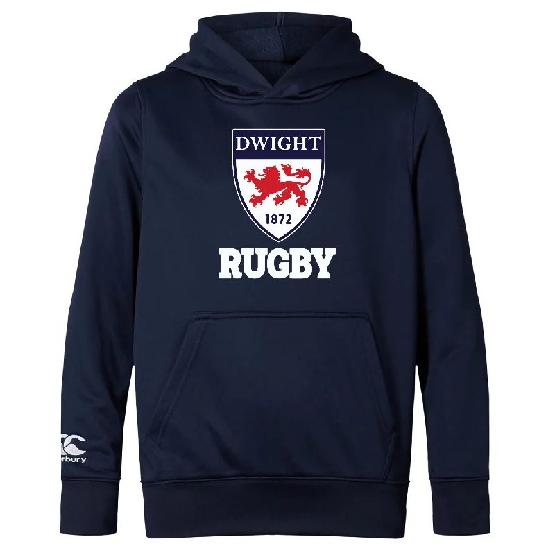 Camping hiking meal ideas-Dwight Rugby Club Lightweight Hoodie by Canterbury