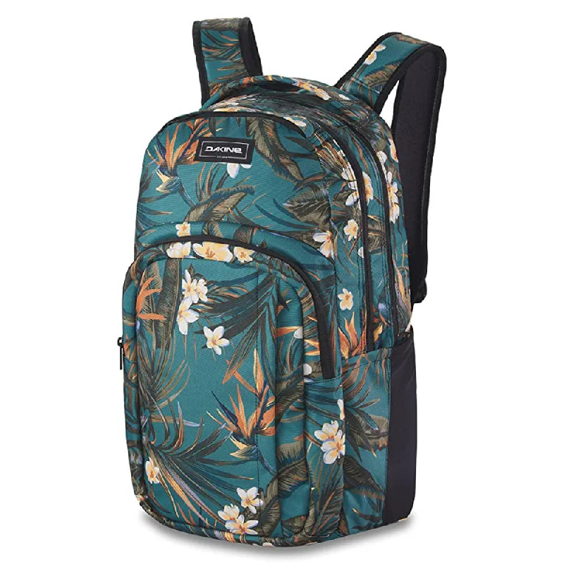 Camping hiking trail flowers-Dakine Unisex Emerald Tropic 33L Campus Backpack - 10002633-EMERALDTROPIC