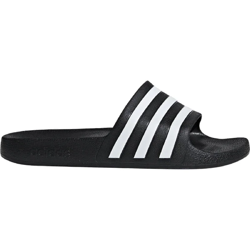 Camping hiking road trips-adidas Adilette Aqua Sliders - Black