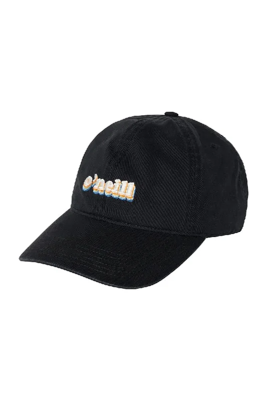 insulated-beanie-hat-O'Neill Irving Dad Hat - Washed Black