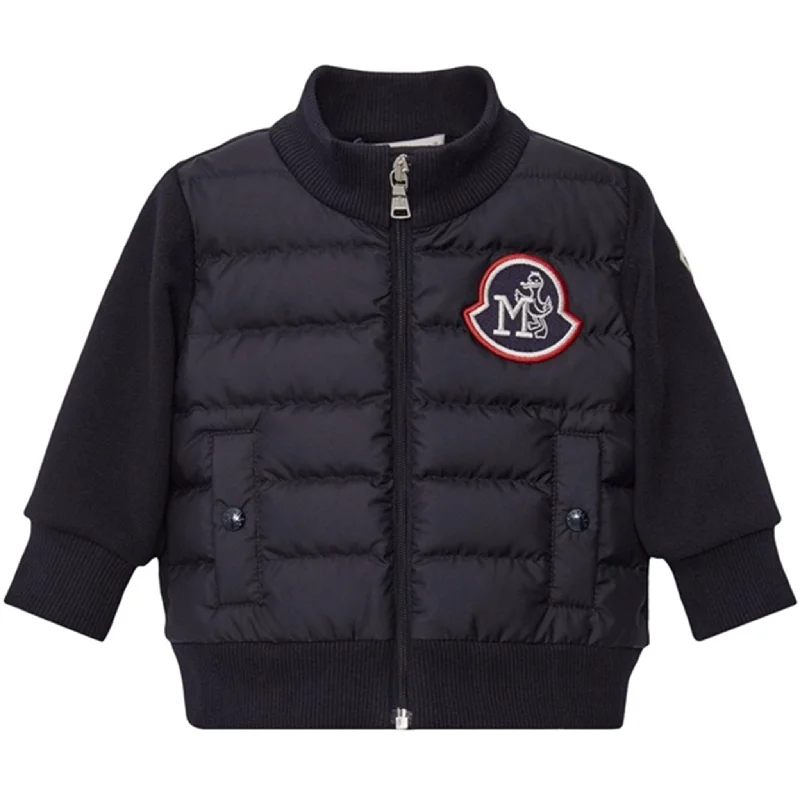 Camping hiking dry sacks-Moncler Zip Up Cardigan Navy