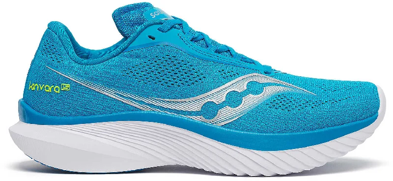 Camping hiking climbing gear-Saucony Kinvara 15 Mens Running Shoes - Blue