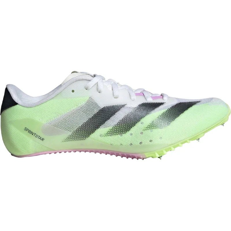 Camping hiking trail angles-adidas Adizero Sprintstar Running Spikes - White