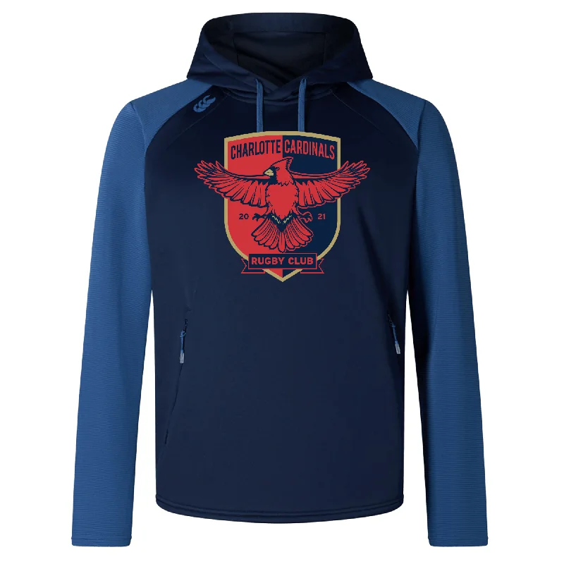 Camping hiking energy bars-Charlotte Cardinals Rugby Club Elite Training Hoody by Canterbury