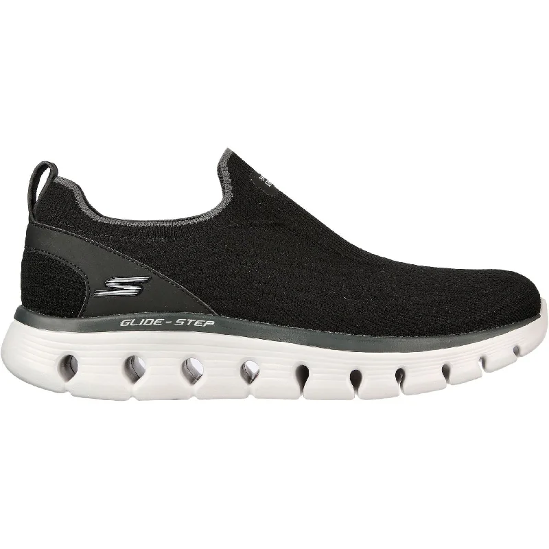 Camping hiking underquilts-Skechers GOWalk Glide-Step Flex Slip On Mens Walking Shoes - Black