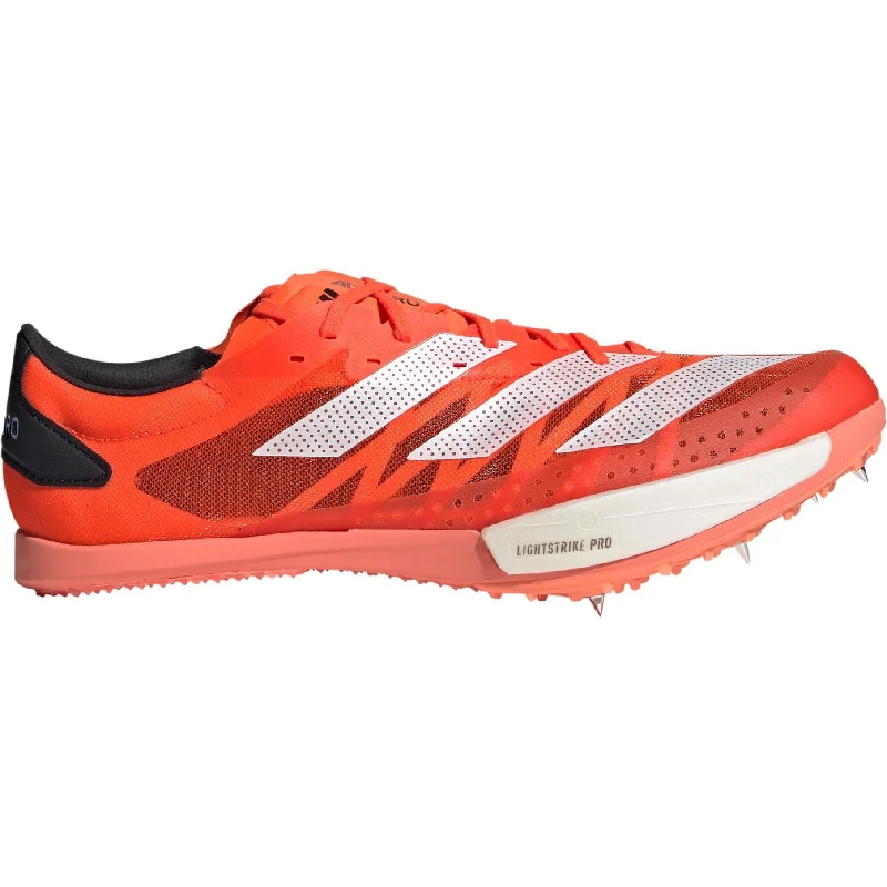 Camping hiking trail grades-adidas Adizero Ambition Running Spikes - Red