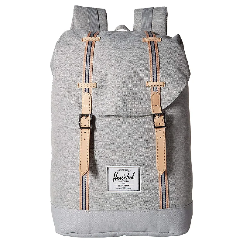 Camping hiking winter tents-Herschel Unisex Light Grey Crosshatch/High-Rise One Size Backpack - 10066-02442-M