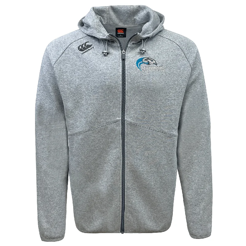 Camping hiking trail ratings-Syracuse Silver Hawks Tempo Vapodri Full-Zip Hoodie by Canterbury