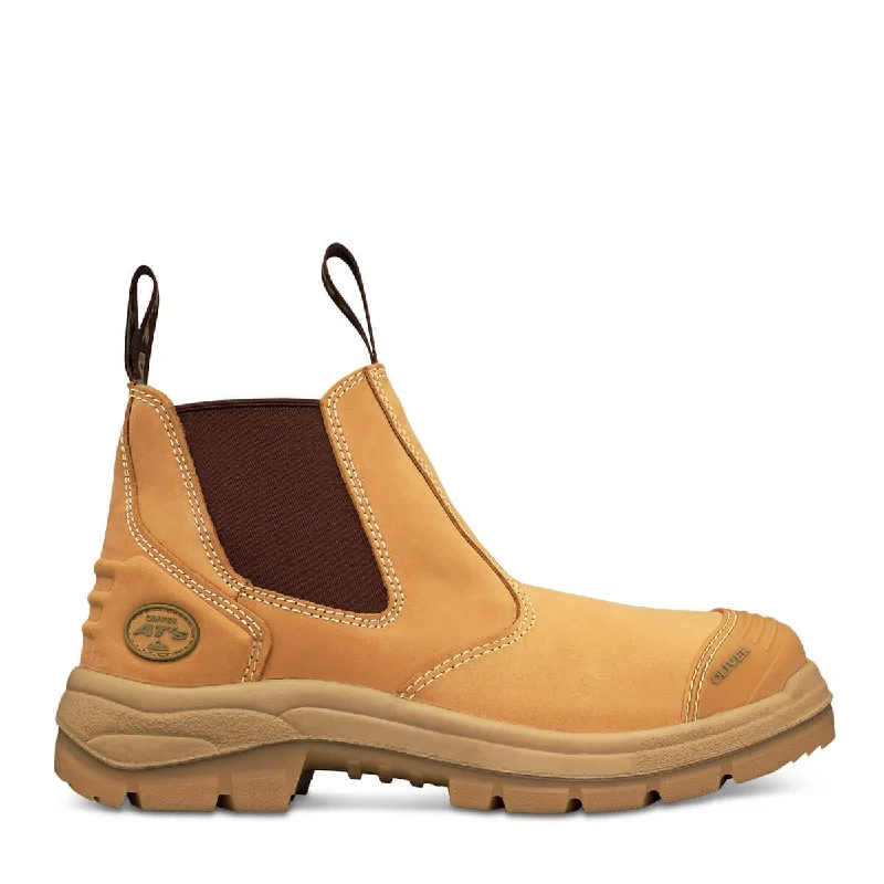 Camping hiking trail slopes-Oliver 55 Series Elastic Sided Boot (Wheat) 55-322