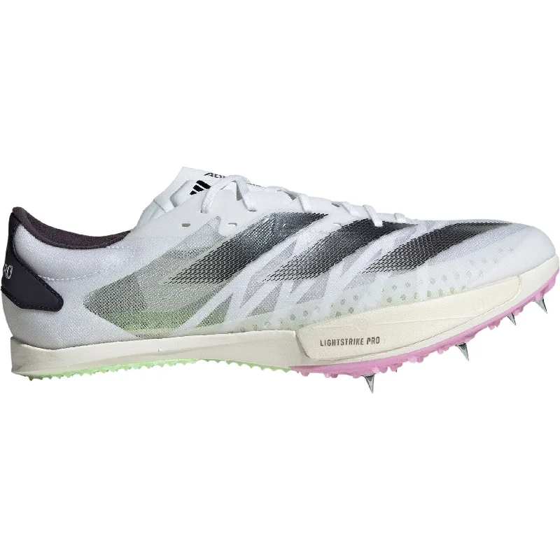 Camping hiking trail pastries-adidas Adizero Ambition Running Spikes - White