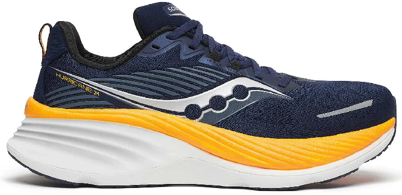 Camping hiking photo spots-Saucony Hurricane 24 Mens Running Shoes - Navy