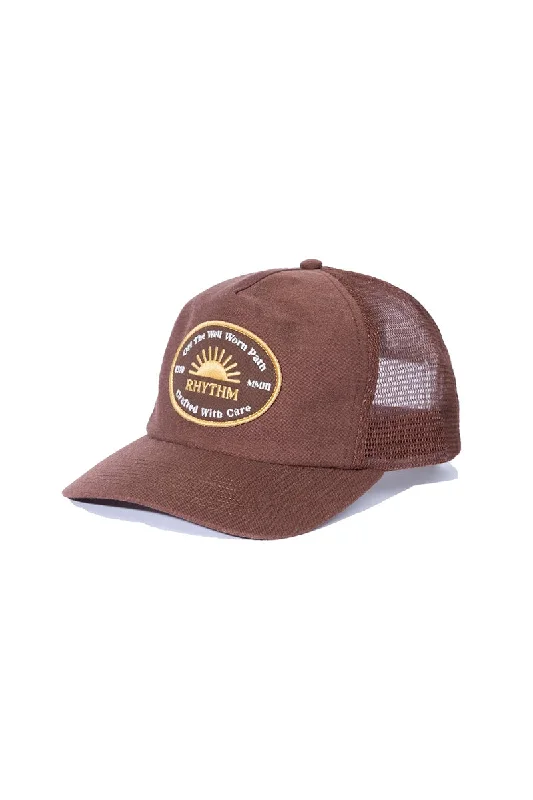 elegant-derby-hat-Rhythm Worn Path Trucker Cap - Butterscotch