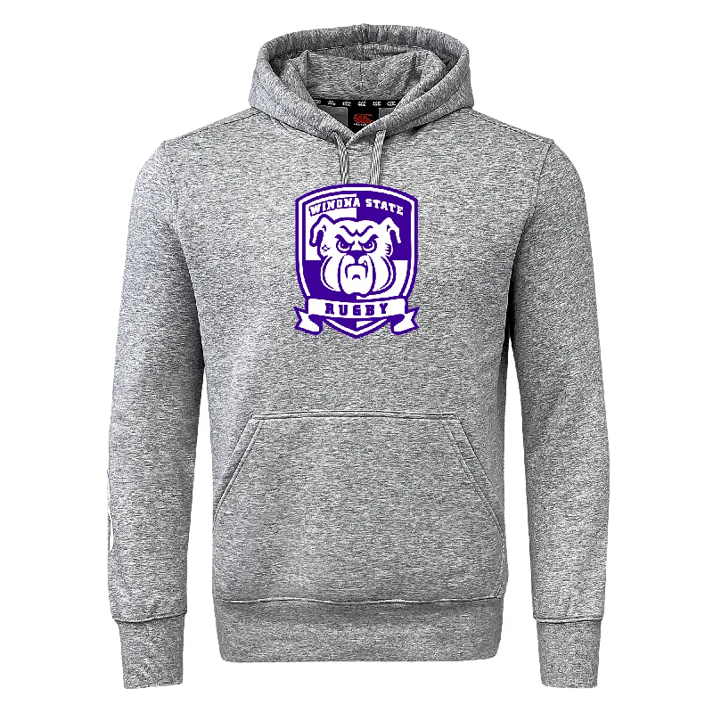 Camping hiking plant identification-Winona State University Club Hoodie by Canterbury