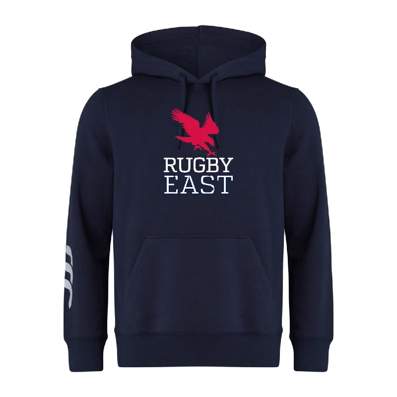 Camping hiking trail ice-Rugby East Conference Club Hoodie by Canterbury