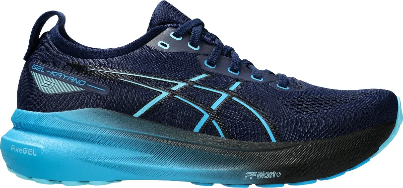 Camping hiking trail records-Asics Gel Kayano 31 Mens Running Shoes - Blue