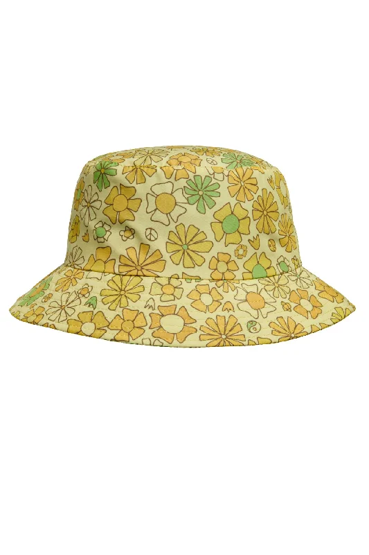 minimalist-beanie-hat-Surfy Birdy Chartreuse / Surfy 60s / Surfy Birdy x Seaesta Surf Bucket Hat