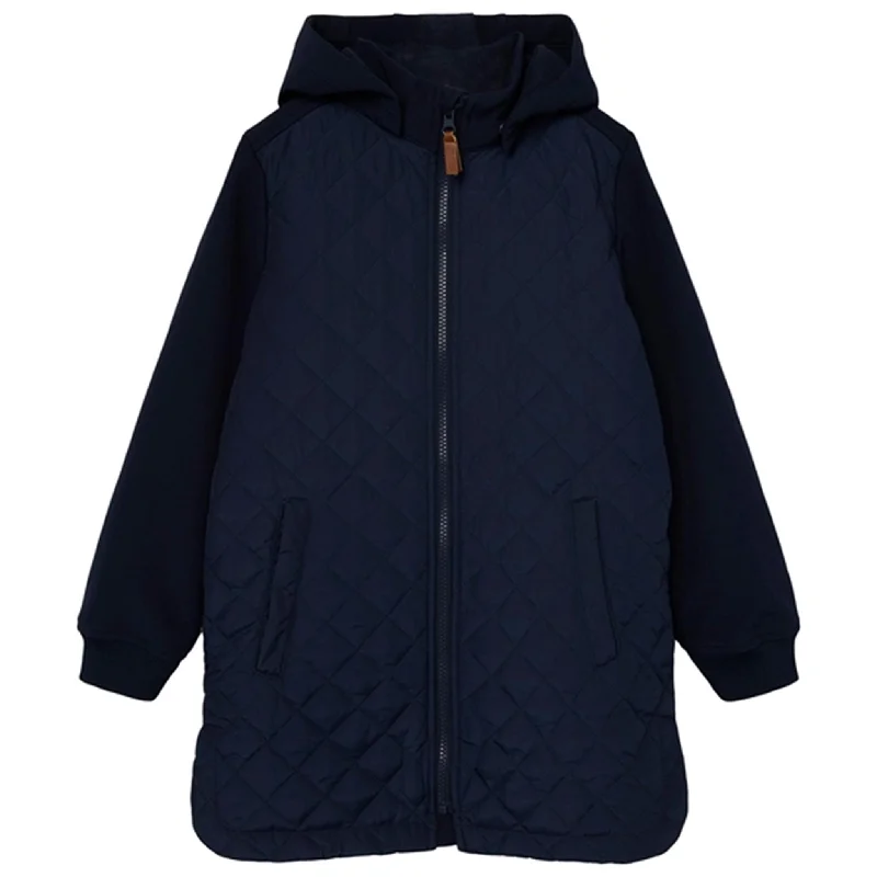 Camping hiking trail foraging-Name it Dark Sapphire Alfa Quilted Jacket