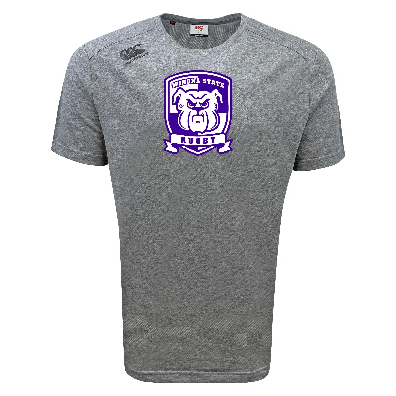 Camping hiking power banks-Winona State University Tempo Vapodri T-Shirt by Canterbury